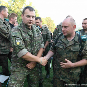 Vojaci štyroch armád na oslavách v Nitre a na Mariánskej hore v Levoči