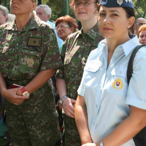 Vojaci štyroch armád na oslavách v Nitre a na Mariánskej hore v Levoči
