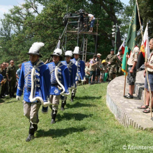 Vojaci štyroch armád na oslavách v Nitre a na Mariánskej hore v Levoči