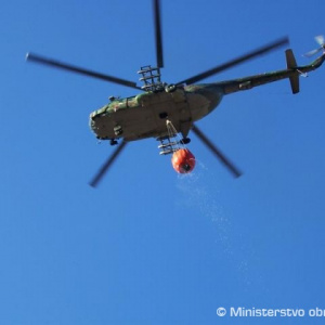 Prešovské vrtuľníky opäť bojovali s ohňom