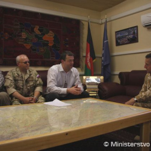 Minister obrany navštívil vojakov v Afganistane