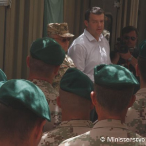 Minister obrany navštívil vojakov v Afganistane