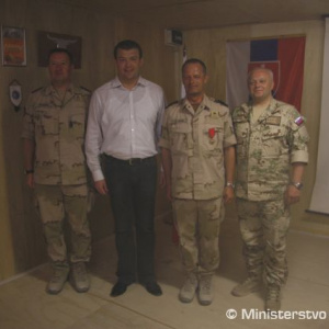 Minister obrany navštívil vojakov v Afganistane