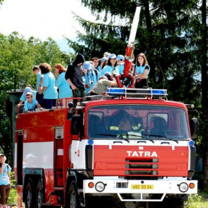 Hasičská technika pod drobnohľadom detí