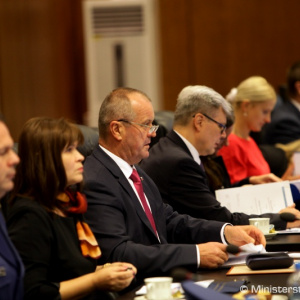 Minister Gajdoš rokoval s gréckym ministrom Kammenosom, otvoril aj Priemyselný deň za účasti výrobcov slovenského obranného priemyslu