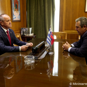 Minister Gajdoš rokoval s gréckym ministrom Kammenosom, otvoril aj Priemyselný deň za účasti výrobcov slovenského obranného priemyslu