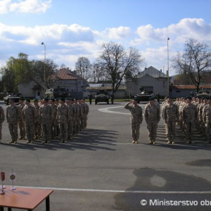 Slávnostná rozlúčka s príslušníkmi strážnej jednotky