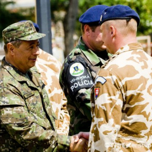 Privítanie príslušníkov ISAF v Topoľčanoch