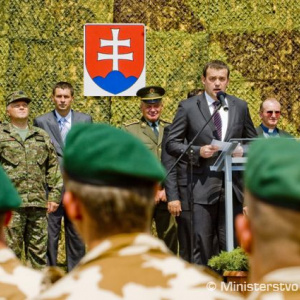 Privítanie príslušníkov ISAF v Topoľčanoch