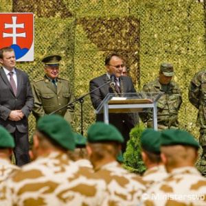 Privítanie príslušníkov ISAF v Topoľčanoch