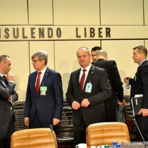 Minister Gajdoš rokoval v Bruseli s lotyšským kolegom Bergmanisom