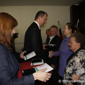 Minister obrany SR ocenil odbojárov z Považskobystrického regiónu